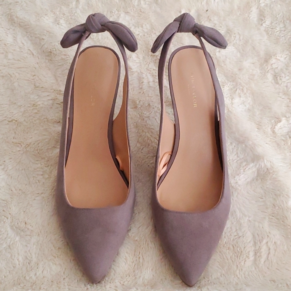 Slingback Kitten Heels